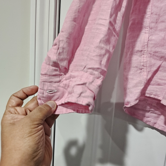 GRAYSON Top By Frank And Eileen Size 2 100% Linen {Bx7} - Picture 6 of 9